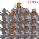 Classic Medieval Movie Elves Dwarf Warrior Iron Foot Dane leader of the Dwarfs Building Blocks LOTR Figures Toys For Children