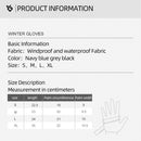 Winter Warme Fahrradhandschuhe Fitness Hochwertig Männer Frauen Winddichte Fahrrad Motorrad Angelhandschuhe Volle Finger Touchscreen Ski