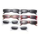 1PC Small Rectangle Sunglasses Women 2022 New Retro Square Narrow Frame Sun Glasses Trendy Vintage Streetwear Eyewear UV400