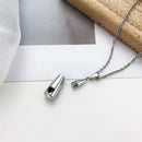 Vnox Teardrop Ashes Cremation Women Necklace Jewelry, Memorial Keepsake Urn Remembrance Gift, Stainless Steel Water Drop Pendant
