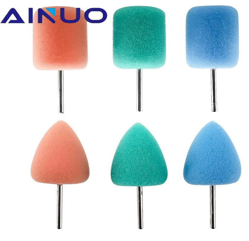 22Pcs Buffing Waxing Polishing Sponge Pads Kit Set Car Wheel Hub Polish Buffing Shank Waxing Foam Polisher