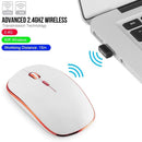 Drahtlose optische Maus 2.4G Einstellbare hochpräzise DPI Tragbarer USB-Empfänger Eine Lieblingsmaus