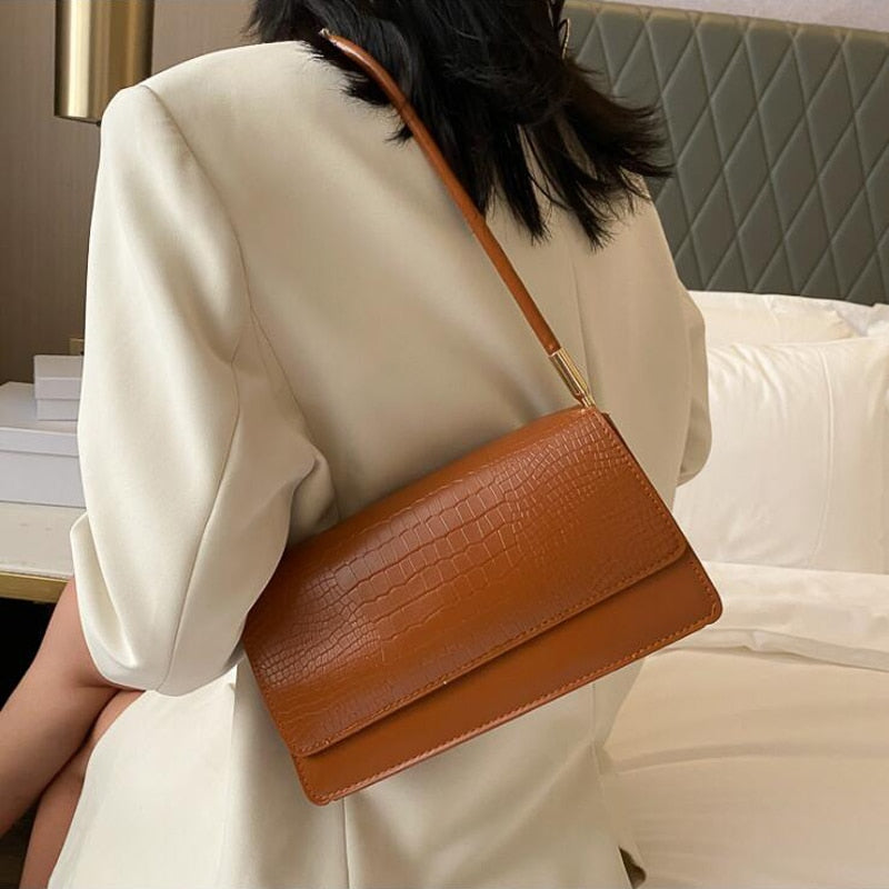 Animal Prints New Bags for Women 2022 New Luxury Handbags Designer Shoulder Bag Fashion PU Leather Female Underarm Bag