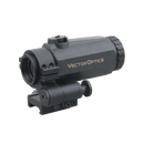 Vector Optics-Maverick-III 3x22 Magnifier with Rubber Armed, Long Eye Relief, Fit Maverick/Scrapper Red Dot Scope Sight, AR 15