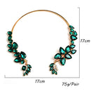 Neu eingetroffen: Hochwertige Strass-Choker-Halsketten, modische, farbenfrohe Kristall-Halsketten, Schmuck-Accessoires für Damen