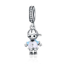 WOSTU Neues Design 925 Sterling Silber Familie Perlen Charms Passend für Original Armband Anhänger Mode DIY Schmuck