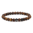 Tiger Eye Beaded Bracelets Bangles Men Braided Rope Healing Balance Yoga Charm Women Natural Stone Buddha Bracelet Adjustable