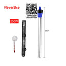 Super Aquarium Heater Submersible Heating Rod 17-35DegreeCelsius Adjustable 50/100/200/300/500W to Control Fish Tank Temperature