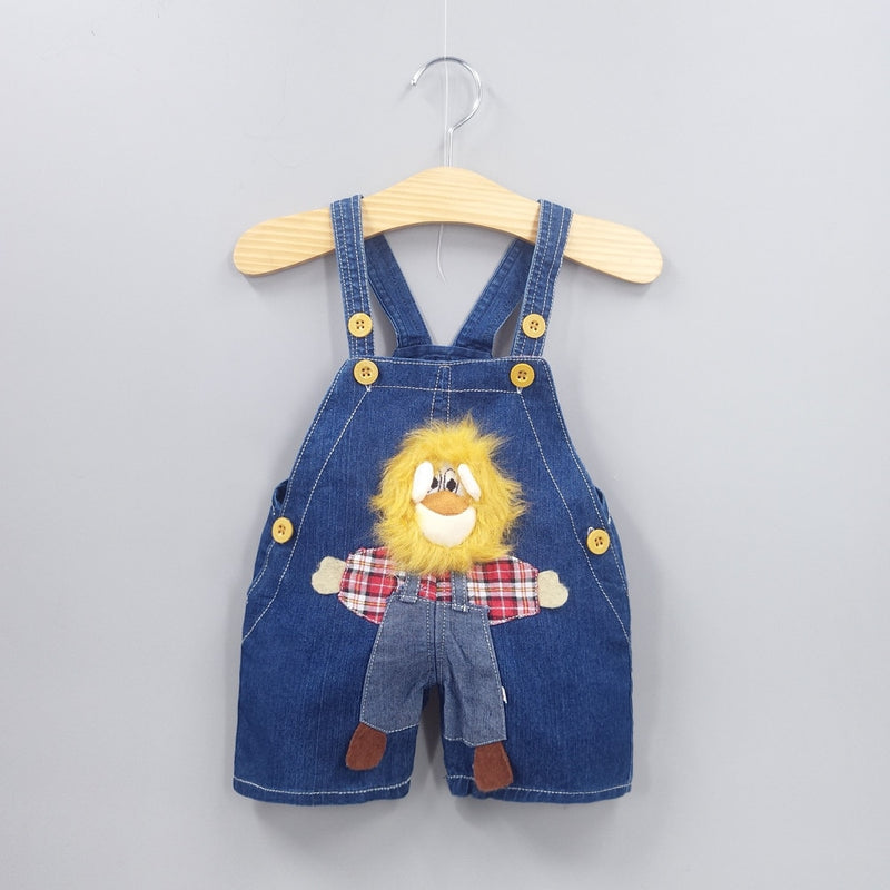 1 2 3T Baby Clothing Boys Girls Jeans Overalls Shorts Toddler Infant Denim Rompers Cute Cartoon Bebe Pants Summer Bib Clothes