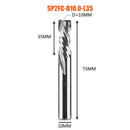 Compression milling cutter woodwork UP &amp; DOWN Cut Two Flutes Spiral Carbide Milling Tool CNC Router Wood End Mill Cutter Bits