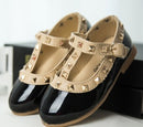 Bekamille 2021 Neue Mädchen Sandalen Kinder Lederschuhe Kinder Nieten Freizeitsneaker Hot Girls Prinzessin Tanzschuhe