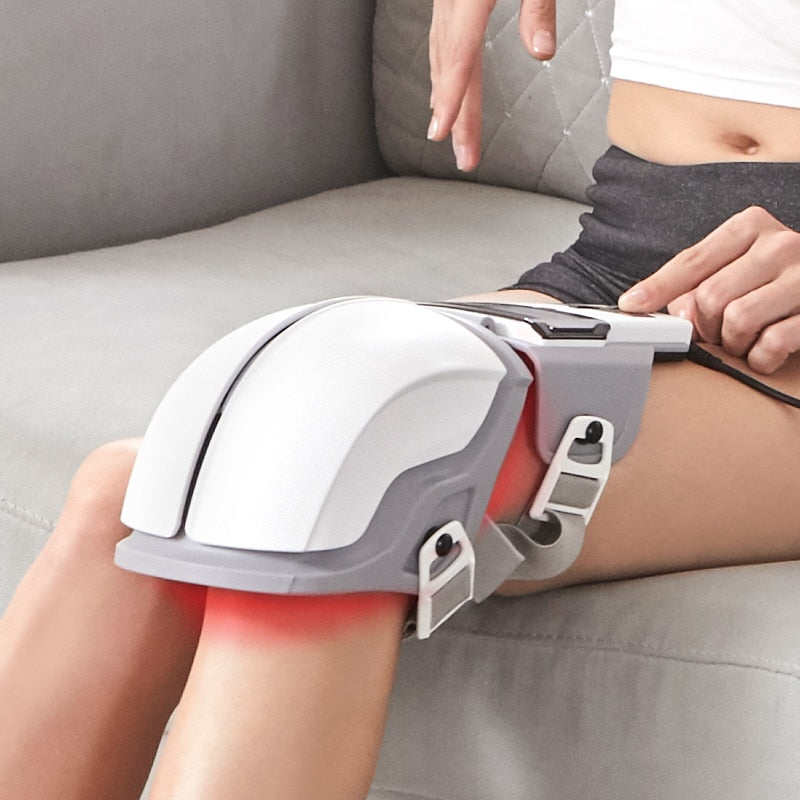 Knee Massage Multifunctional Laser Hyperthermia Electric Knee Massager Shock Pulse Joint Physiotherapy Device Leg Massage