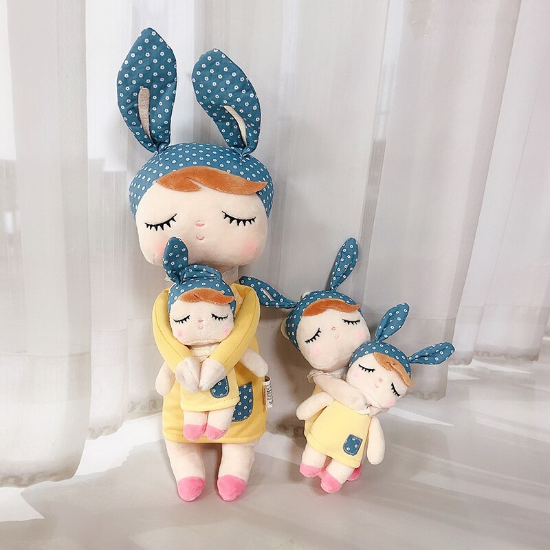 Metoo Plush Doll Kit 4pcs Stuffed Toys 1pcs 34CM 1pcs 18CM 2pcs 15CM Cute Angela