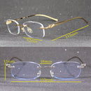 Clear Glasses Frame for Women and Men Carter Eyewear on Reading Computer  Eyeglasses Transparent Panther Decoration Accessories