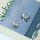925 Sterling Silber Quaste Stern Ohrstecker für Damen Hochzeit Schmuck Weiblich pendientes mujer moda aretes de mujer