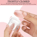 20Pcs 20ml Acrylic Round Clear Jars with Lids for Lip Balms Creams  DIY Make Up Cosmetics Samples lip gloss Containers Set