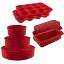 Silikon-Backform für Gebäck, Kuchenform zum Backen, Silikonformen für Gebäck, Muffin, rund, rechteckig, Silikon-Backform