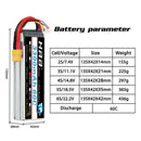 HRB Lipo Battery 3S 4S 6S 3300mAh 7.4V 11.1V 14.8V 18.5V 22.2V  60C 120C with EC5 XT60 connector For FPV Quadcopter Helicopter