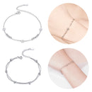 BISAER 925 Sterling Silver Round Lucky Blue Evil Eyes Love Heart Open Cuff Bangles Women &amp; Girl Silver Bracelets Fashion Jewelry