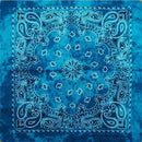 New Fashion Hip Hop 100% Cotton Bandana Square Scarf handkerchief Gradient Paisley print For Women Men Unisex headband 55*55cm