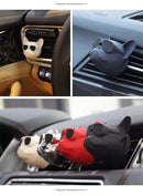 Creative Bulldog Air Freshener Car Perfume Car Decoration Auto Geur Clip Bulldog Fragrance Scent Parfum Voiture Car Diffuser