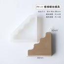 New Geometry Shape Candle Mold DIY handmade Candle Making Silicone Mold Soap Mold Aromatherapy plaster Mold