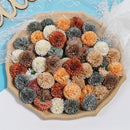 5PCS 4cm Hydrangea Artificial Flowers Head For Wedding Party Home Decoration Christmas New Year Gift Accessories Silk Flower