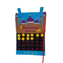 2023 Newest Ramadan Mubarak 30days Advent Calendar Hanging Felt Countdown Calendar for Kids Gifts Ramadan Decorations Supplies