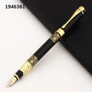 High Quality Black Golden Carving Mahogany Business Office  Fountain Pen School Student  Supplies New  Ink pen ink pen