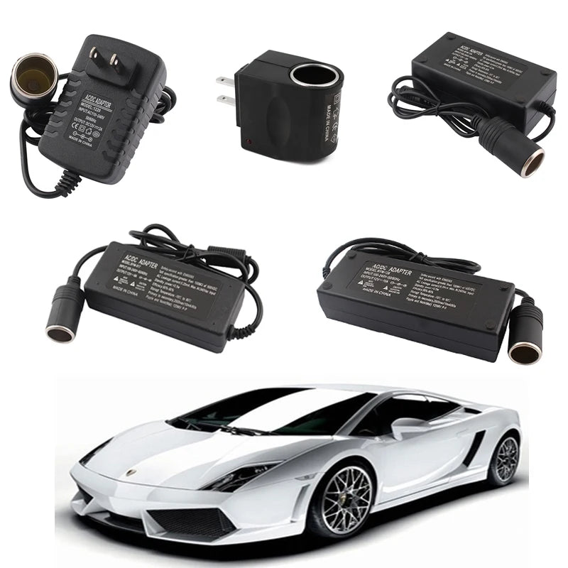 Car Cigarette Lighter,Converter AC 220V DC 12V Car Power Adapter Supply,Socket Auto Car Cigarette Lighter,EU US 0.5A 1A 5A 10A