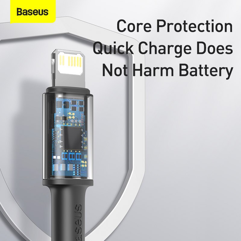 Baseus 20W USB Type C to Lighting Cable for iPhone 12 Mini Pro Max PD Fast Charging Cable For iPhone 11 Pro X 8 7 Plus Data Wire