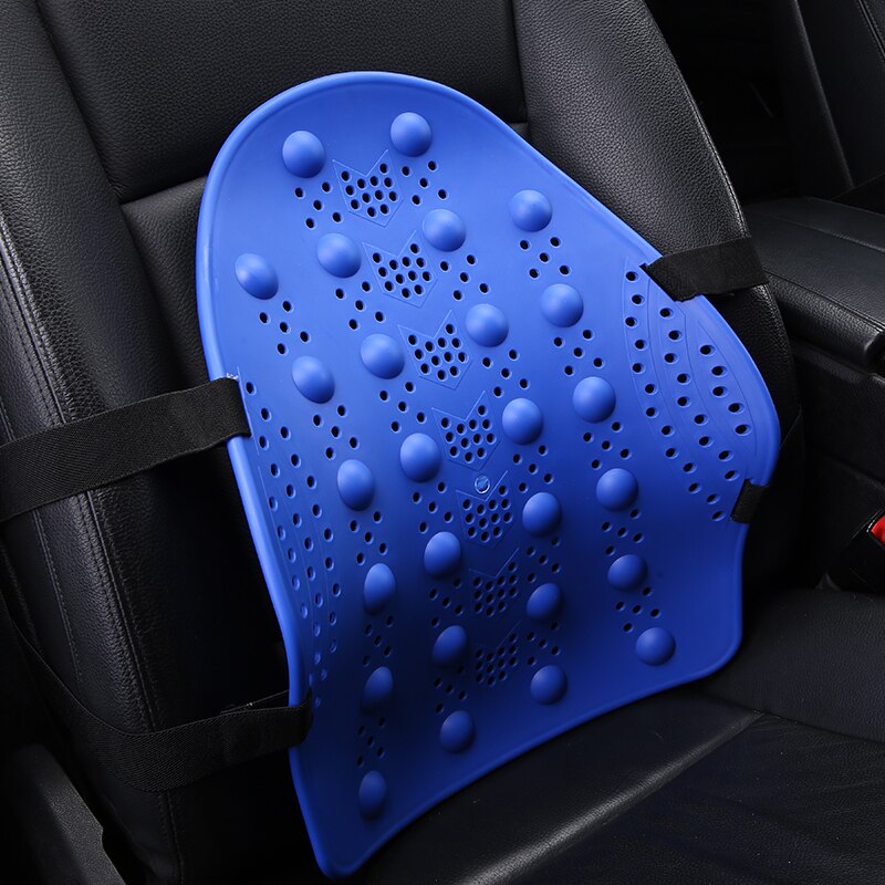 1PCS Universal Car Back Support Chair Massage Lumbar Support Waist Cushion Mesh Ventilate Cushion Pad For Car Office Home