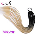 Synthetic 24 inch Ponytail Hairpiece With Rubber Band Hair Ring Chignon Crochet Braid Hair Ponytail Hair Extension Pink,Rainbow