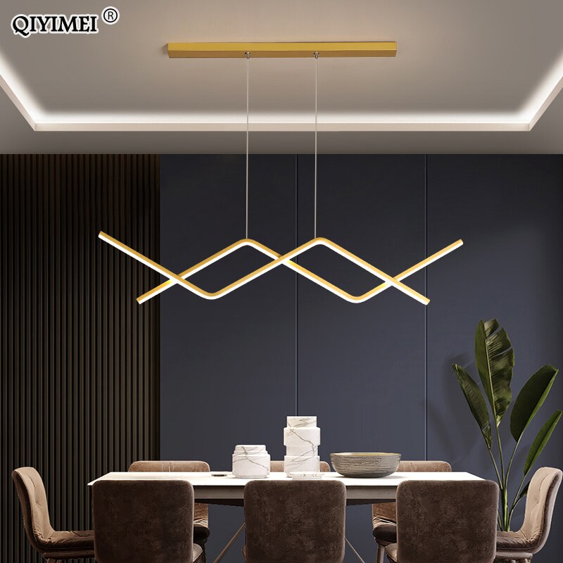 Remote control Modern LED Pendant Lights For study Kitchen Dining Living Room Cord Hanging Lustre Indoor Lamps Input AC90-260V