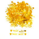 15g Wedding Decors Just Married & Hearts Rose Gold Silver Red Table Confetti Bridal Shower Scatters Anniversary Party Supplies