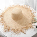 2022 Natural Raffia Straw Hat Summer Hat Women Large Wide Brim Sun Protection Sun Hats Lady Gilrs Holiday Panama Beach Hat