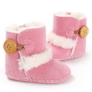 Cute Autumn Winter Infants Shoes Baby Girl Boy Bow Knot Baby Boots Casual Sneakers Non-slip Soft Soled Walking Shoes