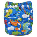 Pororo ecological diapers for baby girl boy Cloth diapers bamboo charcoal washable reusable diapers waterproof double leg gusset
