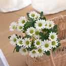 Autumn Beautiful Silk Daisy Bouquet Christmas Decorations Vase for Home Wedding Decorative Household Products Artificial Flowers