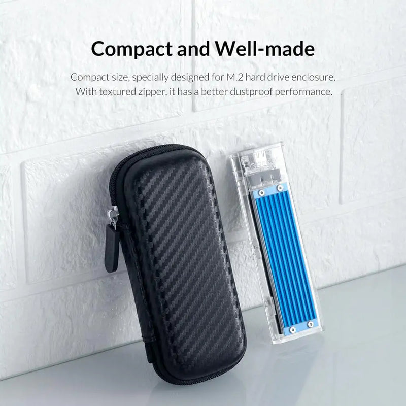 ORICO M.2 Hard Disk EVA Portable HDD Storage Protection Bag for External M.2 Hard Drive/Earphone/Data Line HDD Case