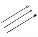 10PCS Cocktail Pick Cocktail Stick Stainless Steel Fruit Sticks Drink Stirring Sticks Martini Picks- Circle/Ball/Hat Shape