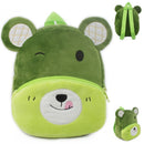 Mode Kinder Schulranzen 3D Cartoon-Druck Plüsch Kinder Rucksack Kindergarten Jungen und Mädchen Schulranzen Mini-Rucksack Büchertasche