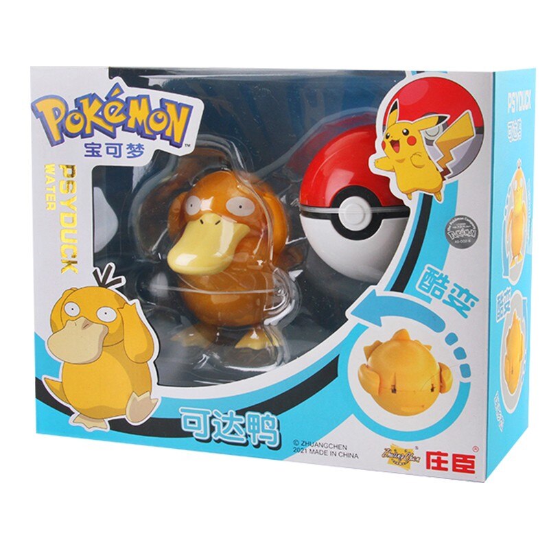 Pokemon Figures Ball Variant Model Pikachu Jenny Turtle Pocket Monsters Action Figure Toy Christmas Gift Box