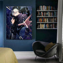 Anime Jujutsu Kaisen Gojo Satoru Art Poster Mordern Study  Living Room Bedroom Home Wall Decor Canvas Painting Comic