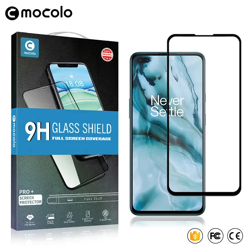 Mocolo Oleophobic 9H Full Screen Tempered Glass Film On For One Plus Oneplus Nord 2 3 5G Nord2 Nord3 128/256 Screen Protector