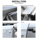 5M/16ft Universal Car Door Edge Scratch Protector Sealing Strip Engine Hood Trunk lid Trim Rubber Seal Protection Decoration