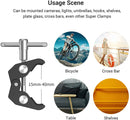 SmallRig Super Clamp with 1/4 and 3/8 Thread 2pcs Pack For 15mm-44mm Rods Cameras Lights Umbrellas Hhooks Shelves Camera Clamp