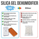 Foil bag bule orange Reusable Silica Gel Beads Moisture Absorber Desiccant Moisture Absorber Dehumidifier Desiccant Canisters
