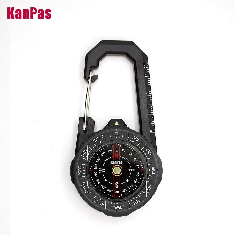 KANPAS carabiner compass/ Outdoor compass/ Camping, Hiking compass, CA-37