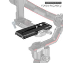 SmallRig Manfrotto Quick Release Plate for DJI RS3 /RS3 Pro/RS 2/RSC 2/RS 4/RS 4Pro/Ronin-S Gimbal with 1/4 Threaded Hole -3158B